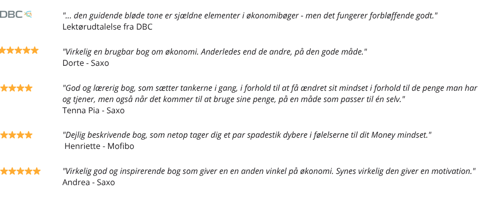 Sagt om Money Makeover Mindset bogen